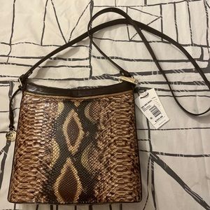 BRAHMIN crossbody leather NEW never worn